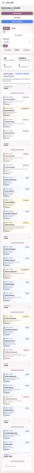 Mobile calendar